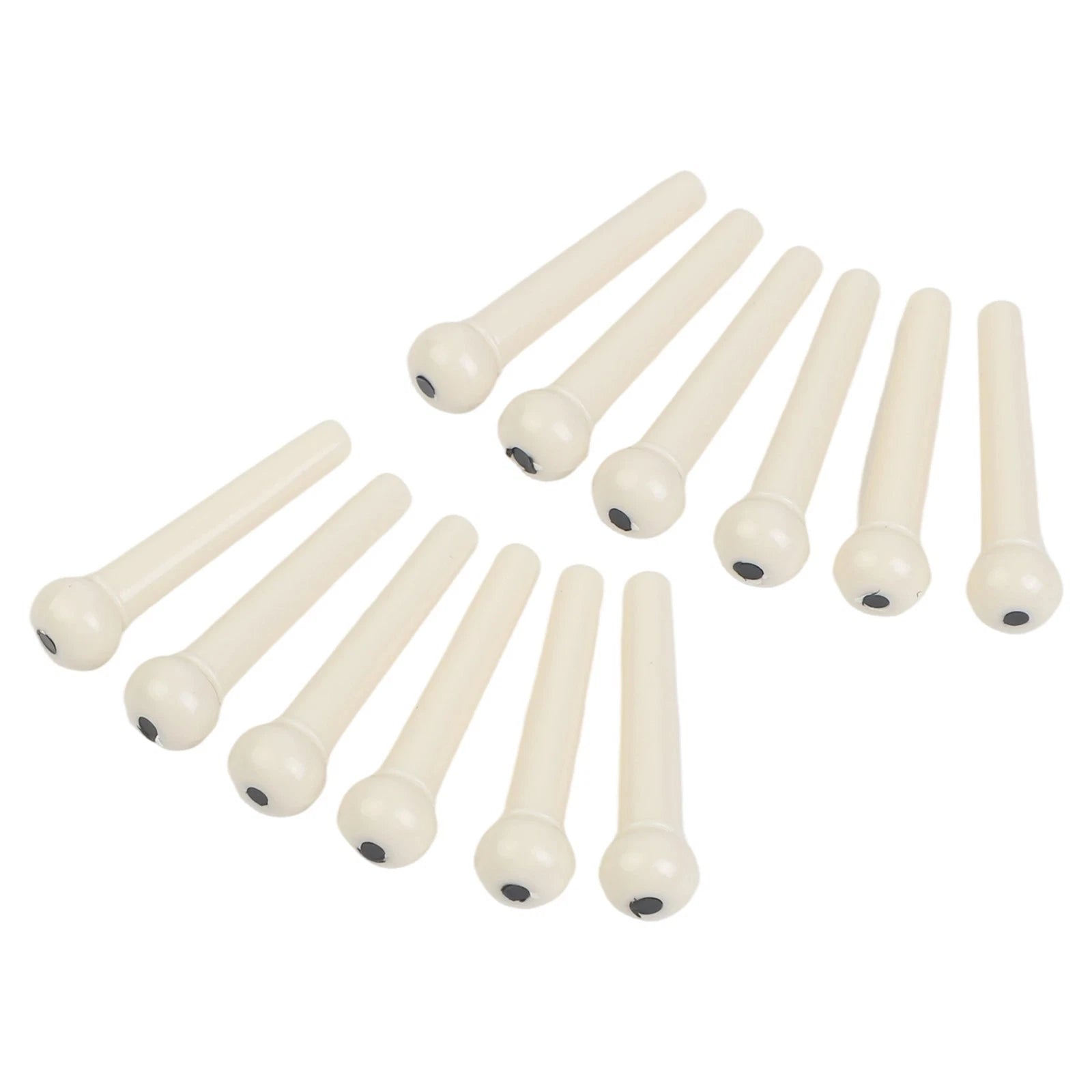 12X Bridge Pins for Acoustic Guitar (Fixed Holder Tool/Accessories)