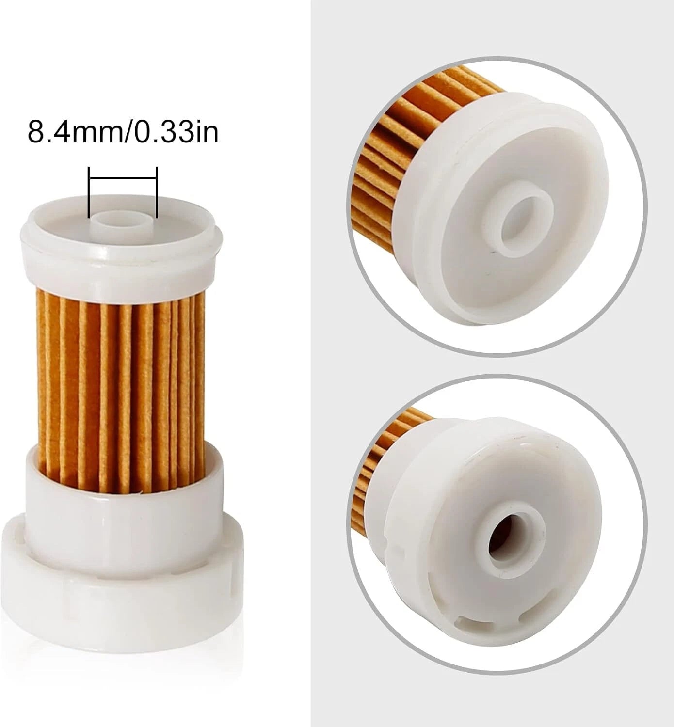 Fuel Filter Element for Yamaha F250 250HP Outboard (2006–2023) 6P2-24563-00 6P2-WS245-00