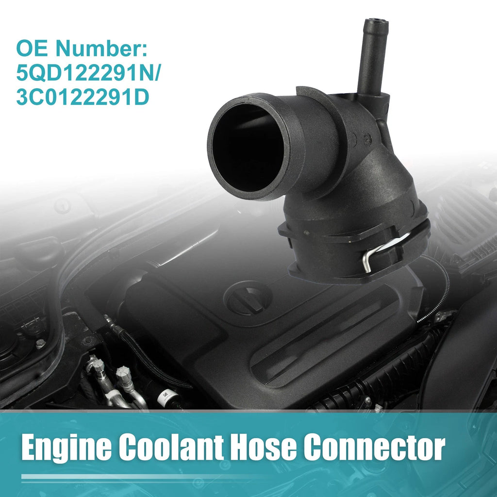 Upper Engine Coolant Distributor Hose Connector for Volkswagen Tiguan (2009–2017)