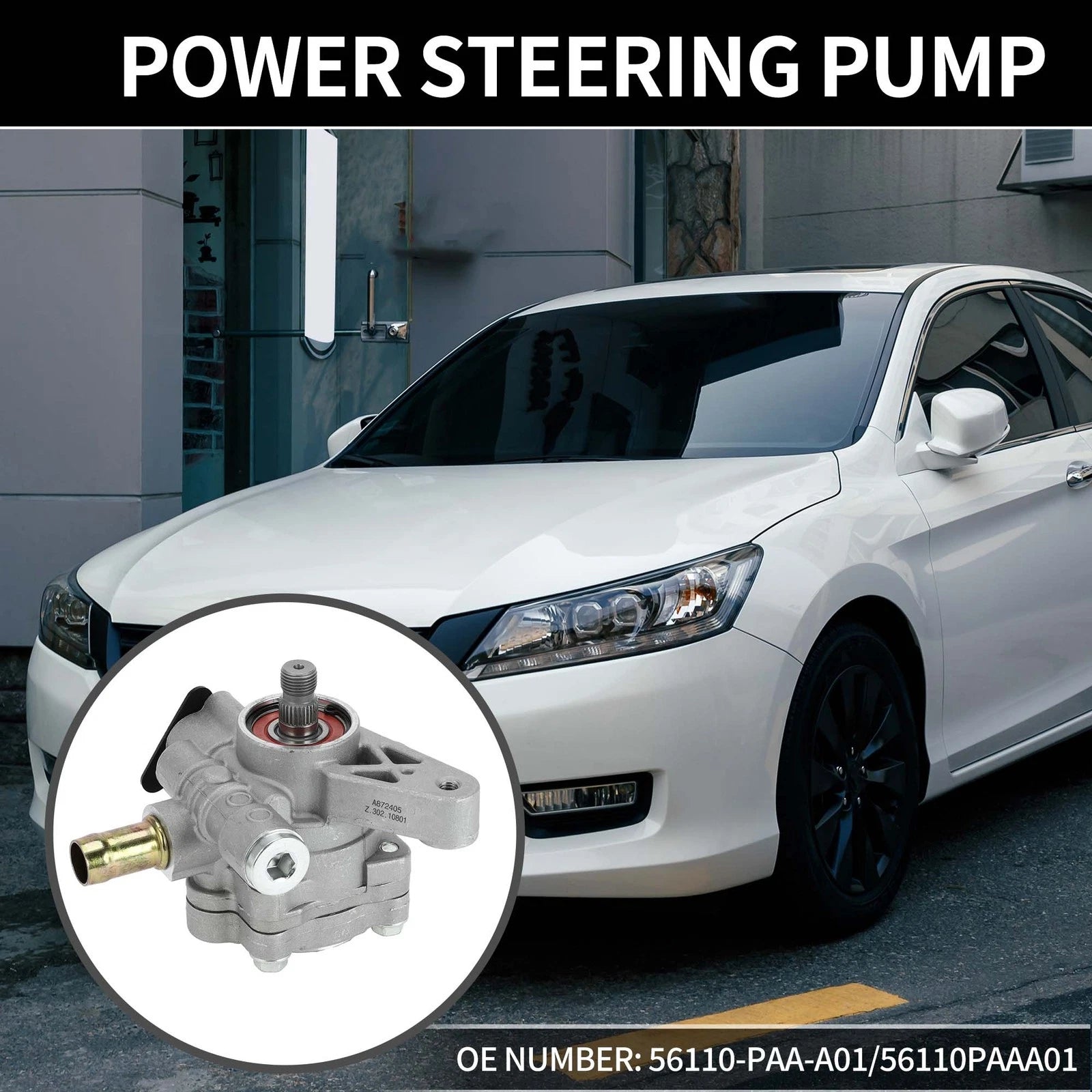 Power Steering Pump Replacement for Honda Accord (1998–2002)