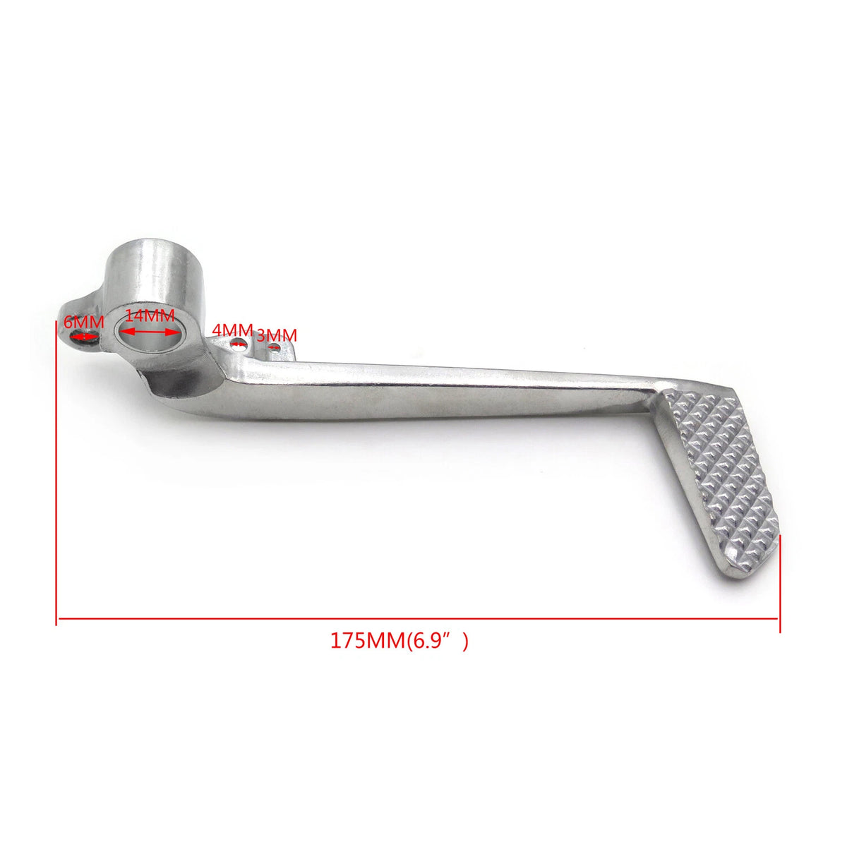 Silver Foldable Brake Shift Pedal Foot Lever for Yamaha YZF R1 (2007–2008)