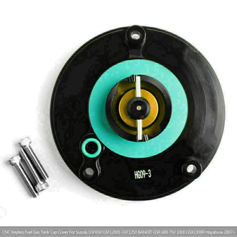 CNC Keyless Fuel Gas Tank Cap for Suzuki GSX650F/1250F/1300R Hayabusa (2007–2018)