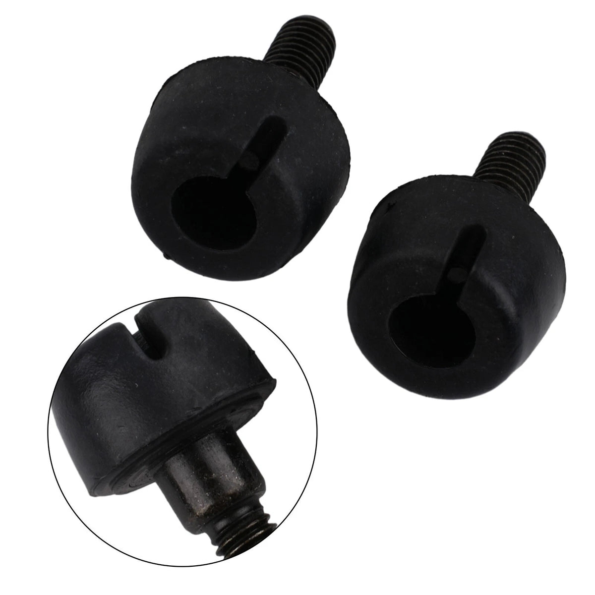 2X Rubber Hood Bumper Stop Screw Caps for Toyota