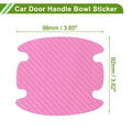 Car Door Cup Protector Sticker for Universal Fit (92x98mm) - Pink