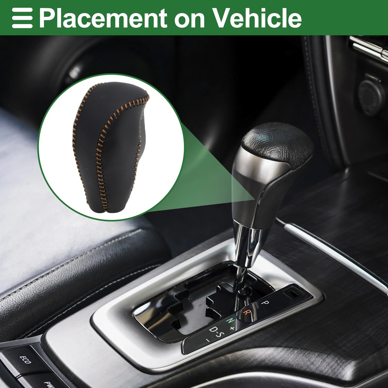 Gear Shift Knob Cover Replacement for Mazda CX-30 (2020–2022) Faux Leather