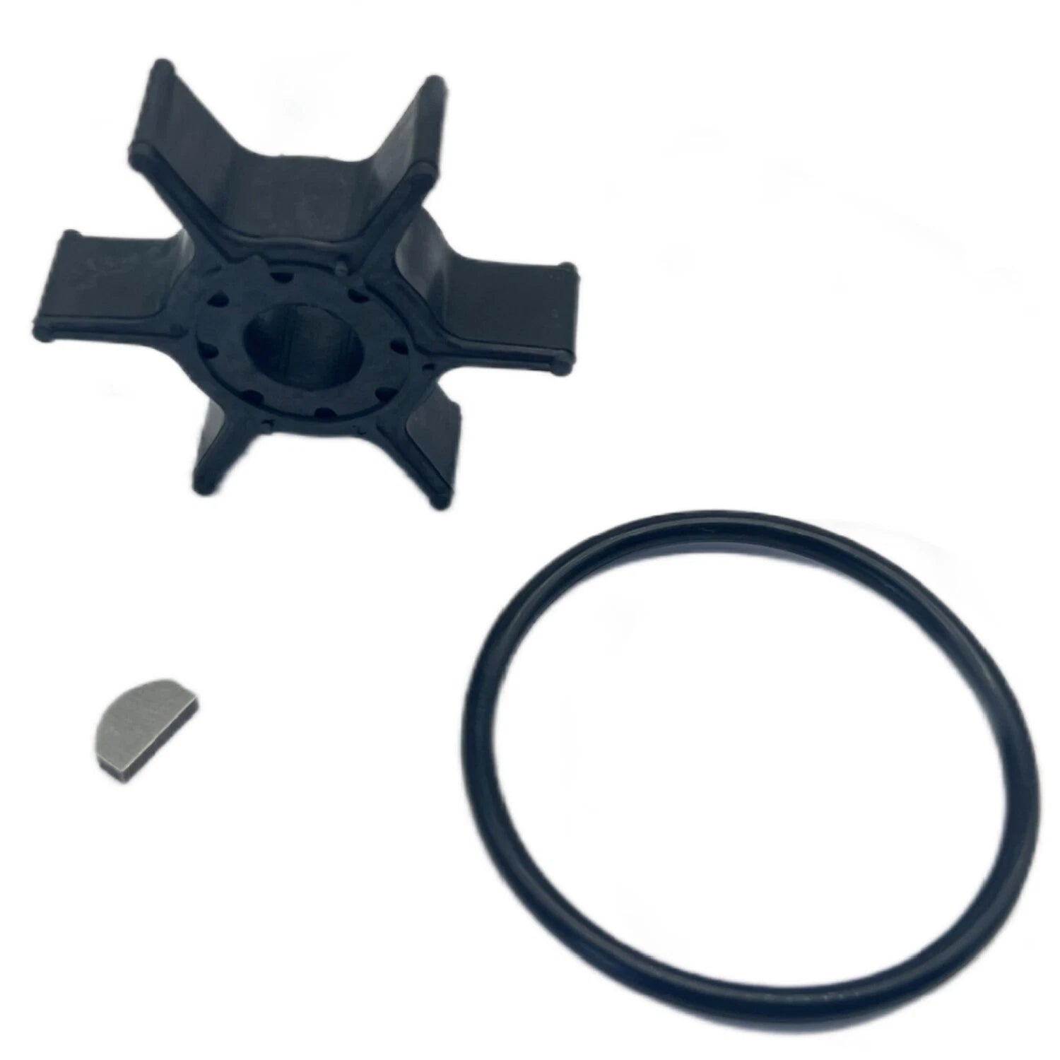 Water Pump Impeller & Key for Yamaha 4 Stroke 6 8 9.9 HP 68T-44352-00