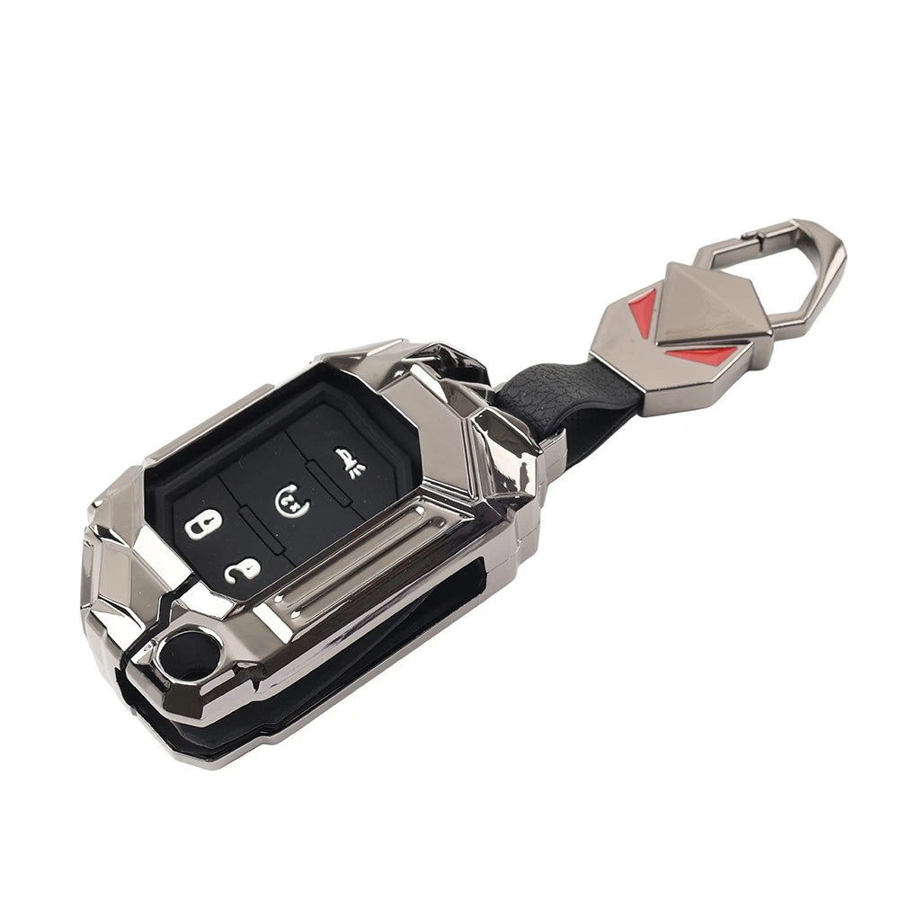 Remote Control Key Fob Cover Case for Jeep Wrangler Gladiator (2018–2024)