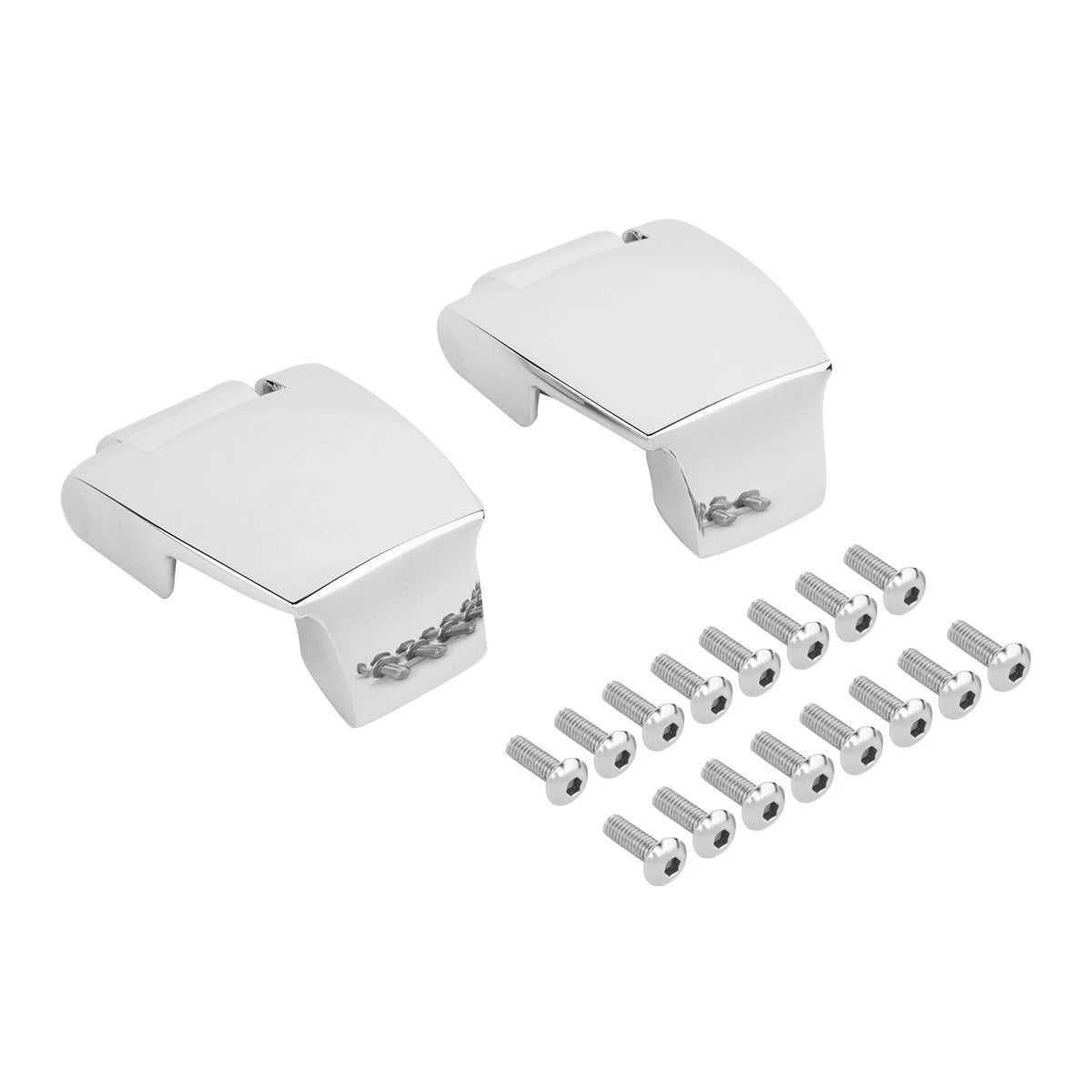 Chrome Trunk Lock Hinges for Harley Touring Electra Glide (1988–2013)