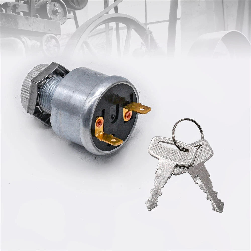 2 Pin Terminal Ignition Switch with Keys for EZGO TXT (1981–Present)