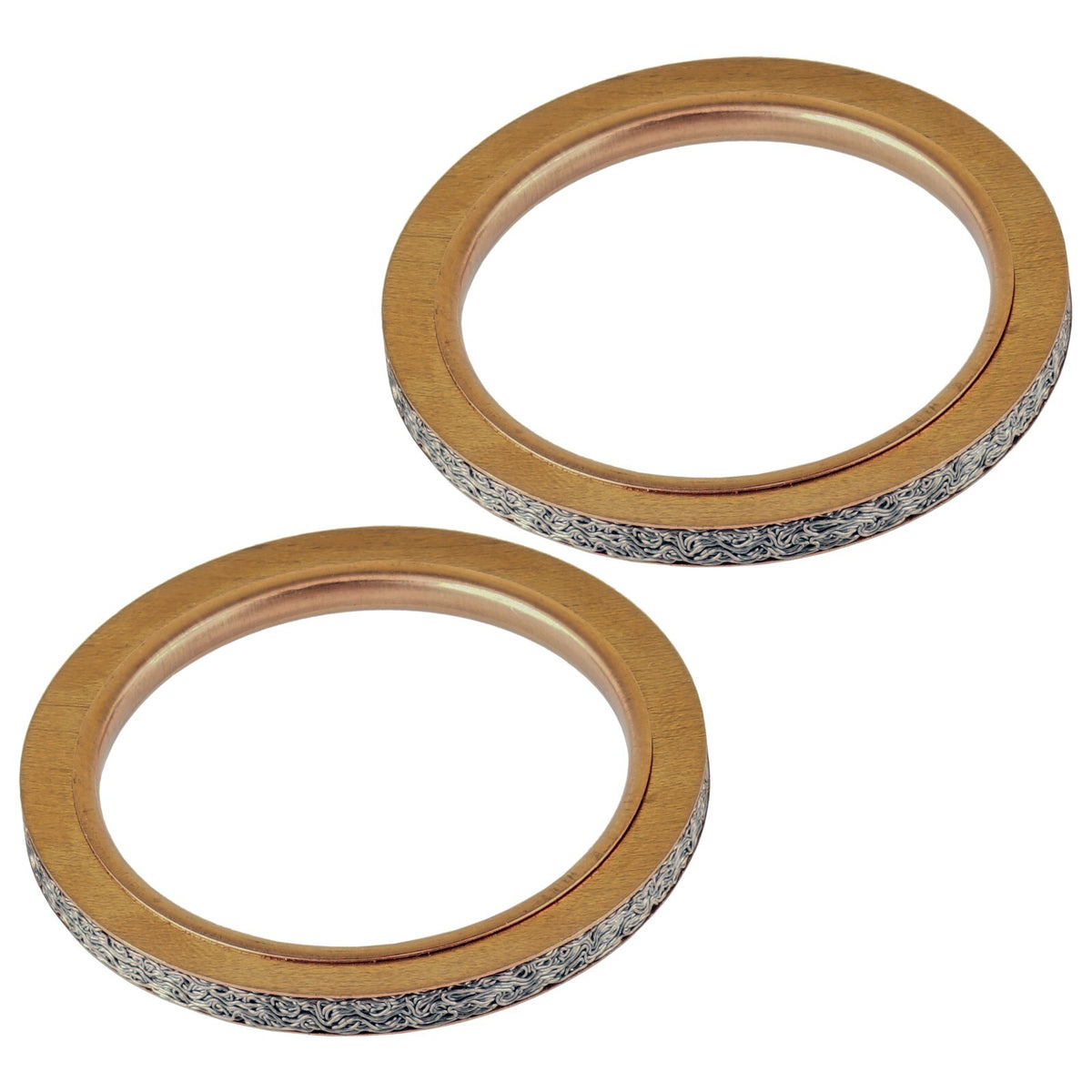 Exhaust Muffler Pipe Gaskets Replacement for Suzuki GS250T GS300L (1980–1985)