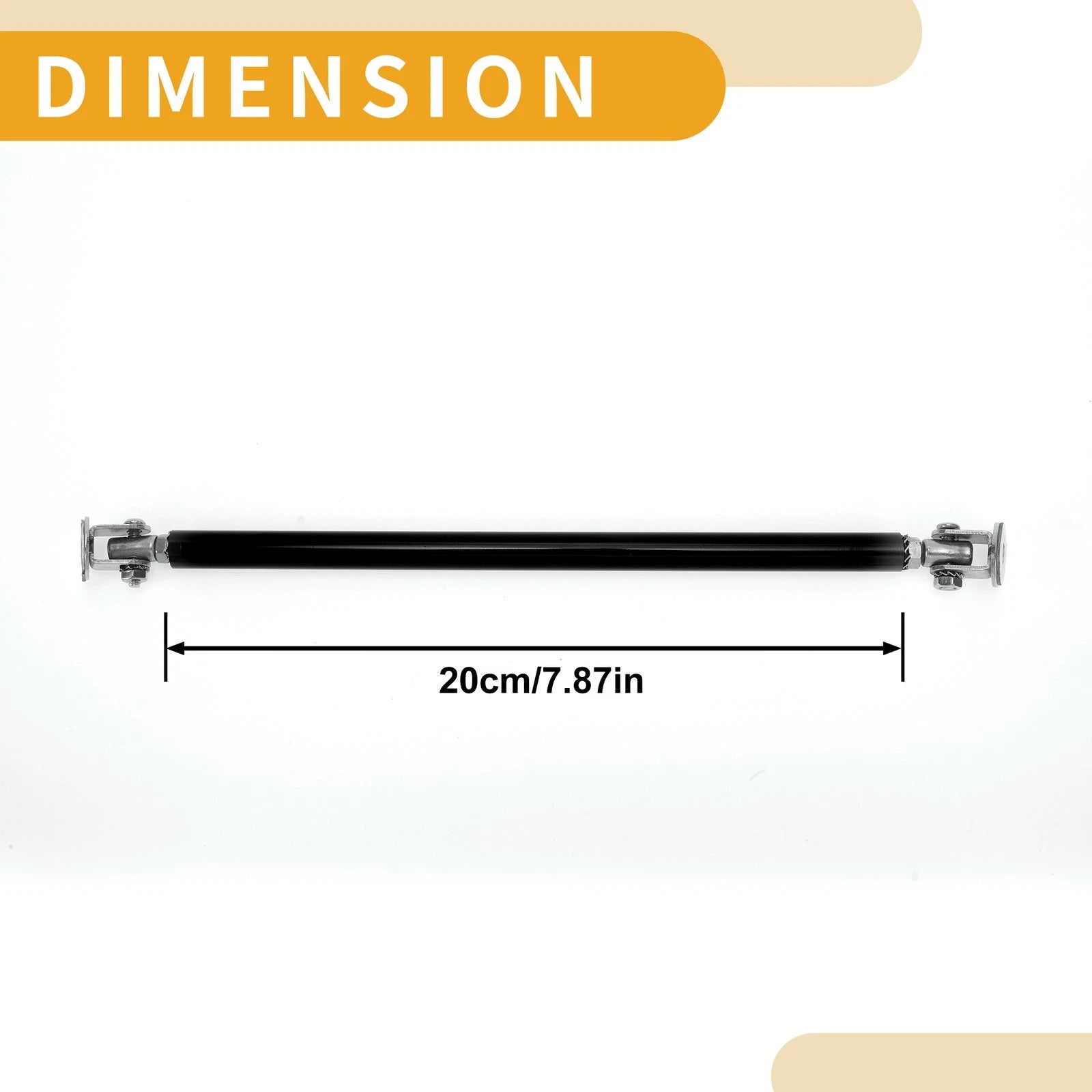 2X Adjustable Front Bumper Lip Splitter Strut for Universal Vehicles (No Drilling)