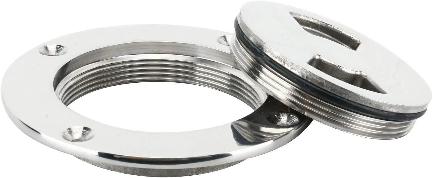 3" Stainless Steel Deck Cover Plate Round Inspection Hatch (Universal)