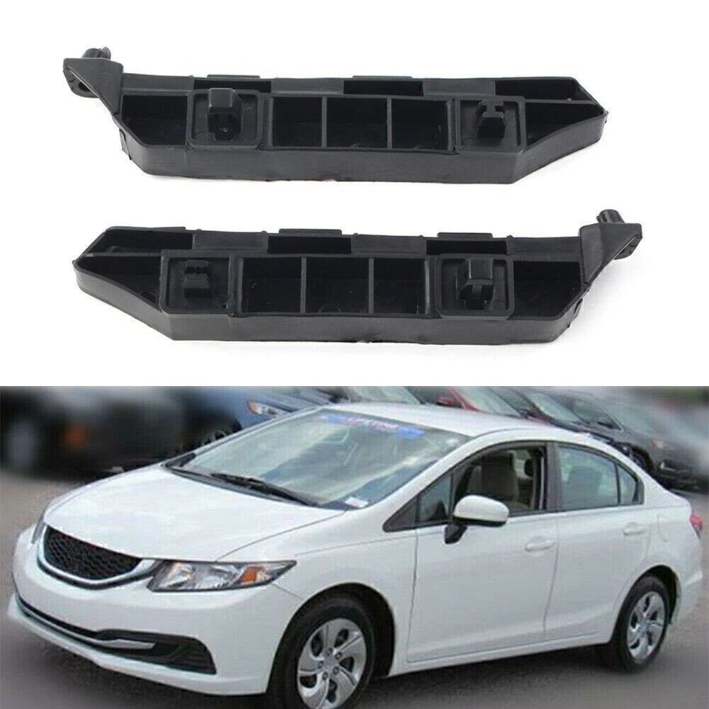2X Front Bumper Bracket Beam Mount Support for Civic Sedan (2012–2015)