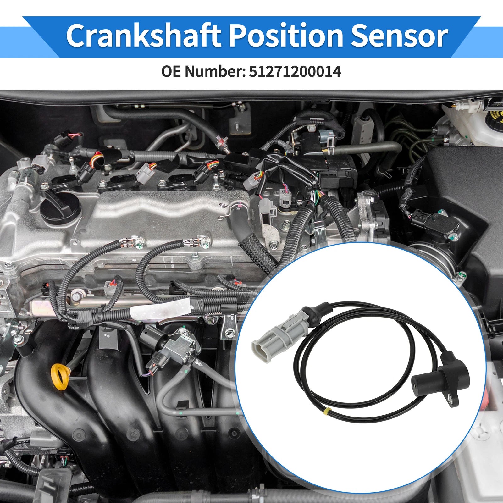 Crankshaft Position Sensor for Man E2000 (2000–Present) No. 51271200014