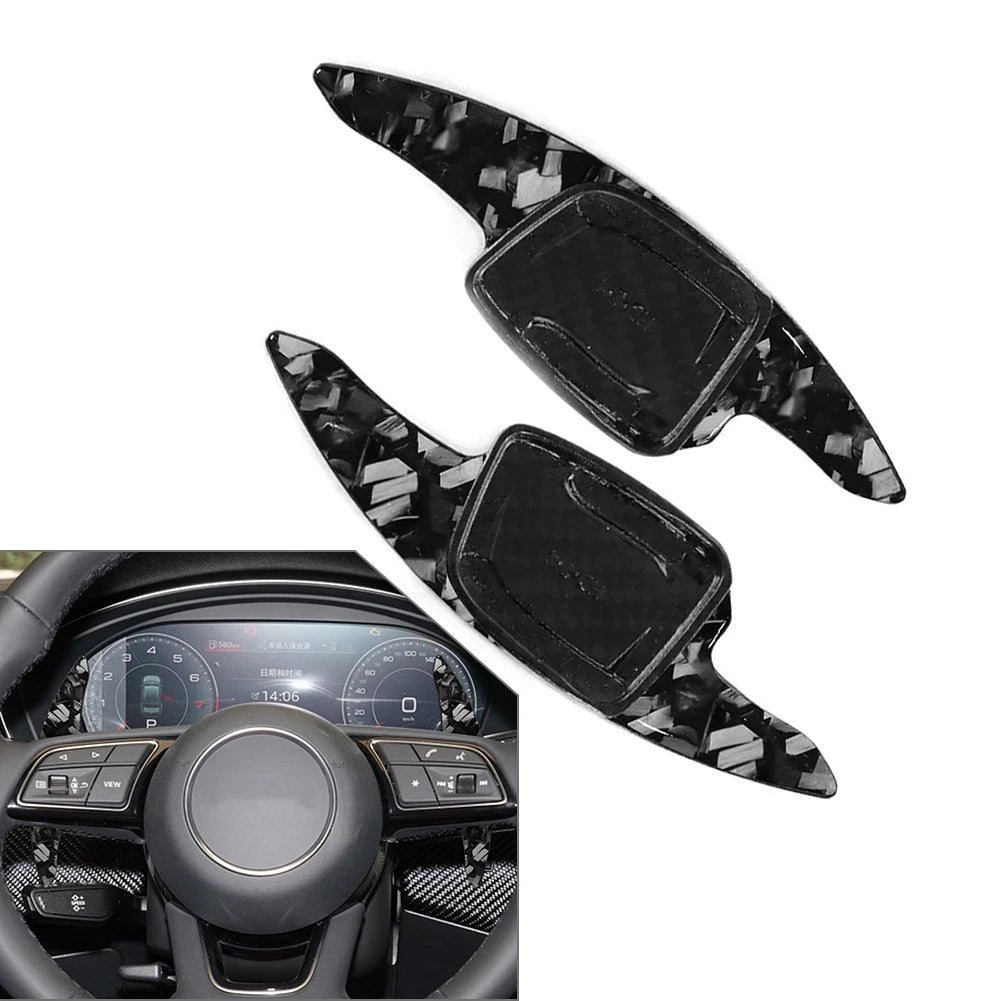 Steering Wheel Shift Paddle Extensions for Audi A3 A4 A5 A7 Q3 Q7 (2013–2020)
