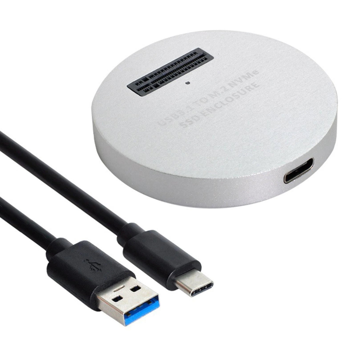 M.2 NVME PCIe SSD Enclosure to Type-C USB Adapter Reader Converter