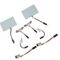 2Pcs 12V Car 48 for smd LED Panel Light Festoon Ba9s Dome Map Interior Bulbs UK