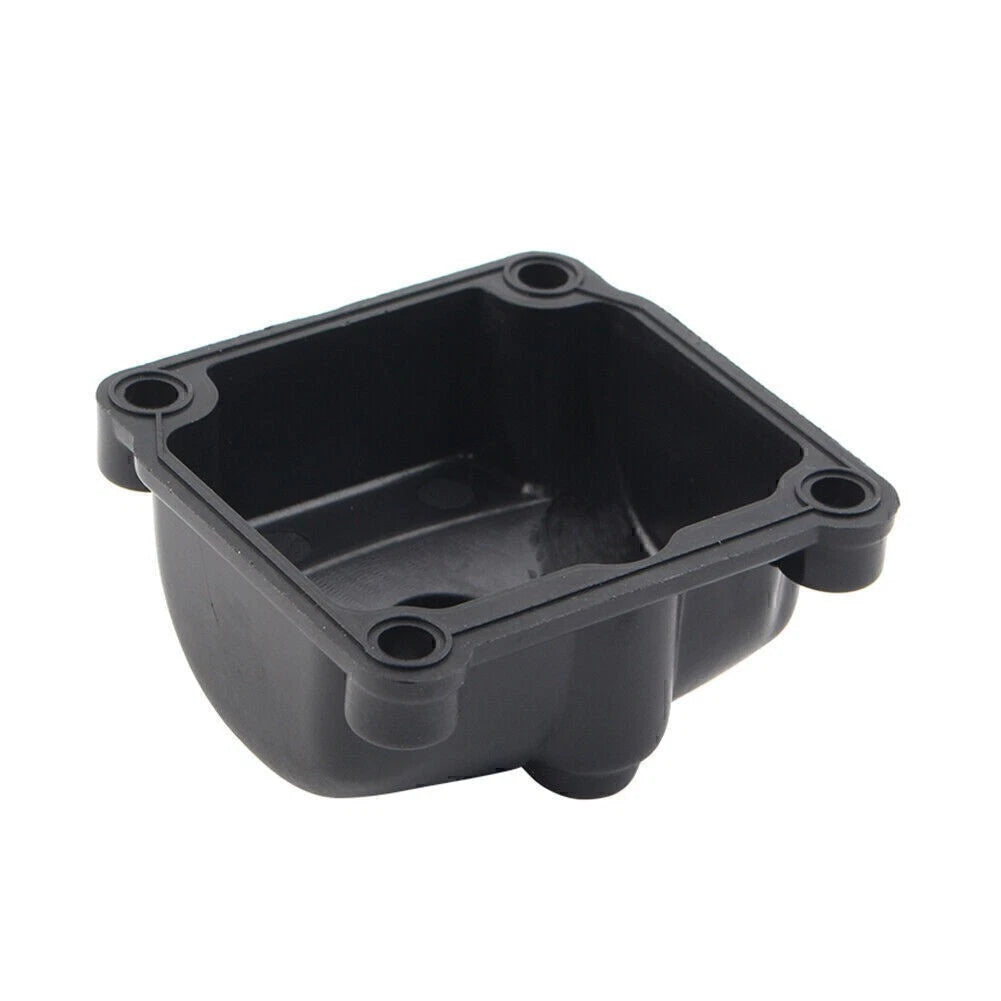 Carburetor Float Bowl Chamber for PHBG Carb 50cc (Transparent, Black Plastic)