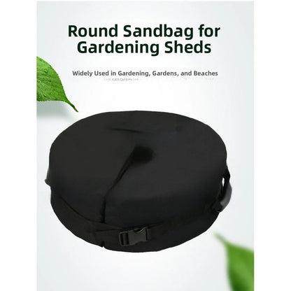 46cm Round Sandbag Weight for Garden Beach Umbrella Stabilizer