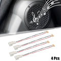 4 Pcs Speaker Connector Wire Harness Adapter for Toyota (2000–2018)