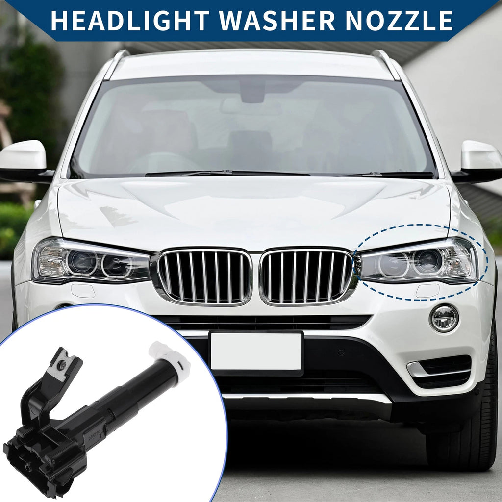 Front Driver Side Headlight Washer Nozzle Replacement for Toyota Land Cruiser (2008–2019)