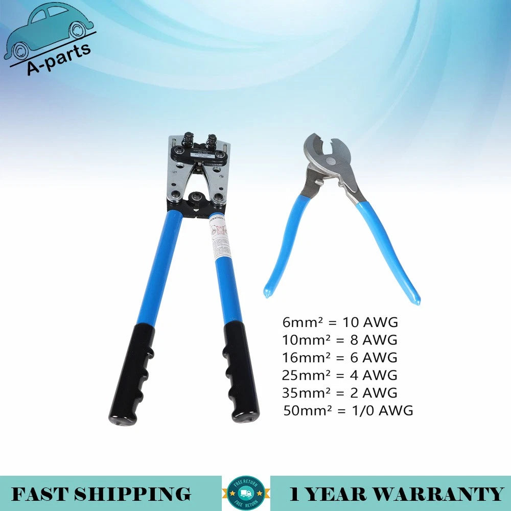 Crimping Tool for US Battery Cable Lugs 6-50mm²