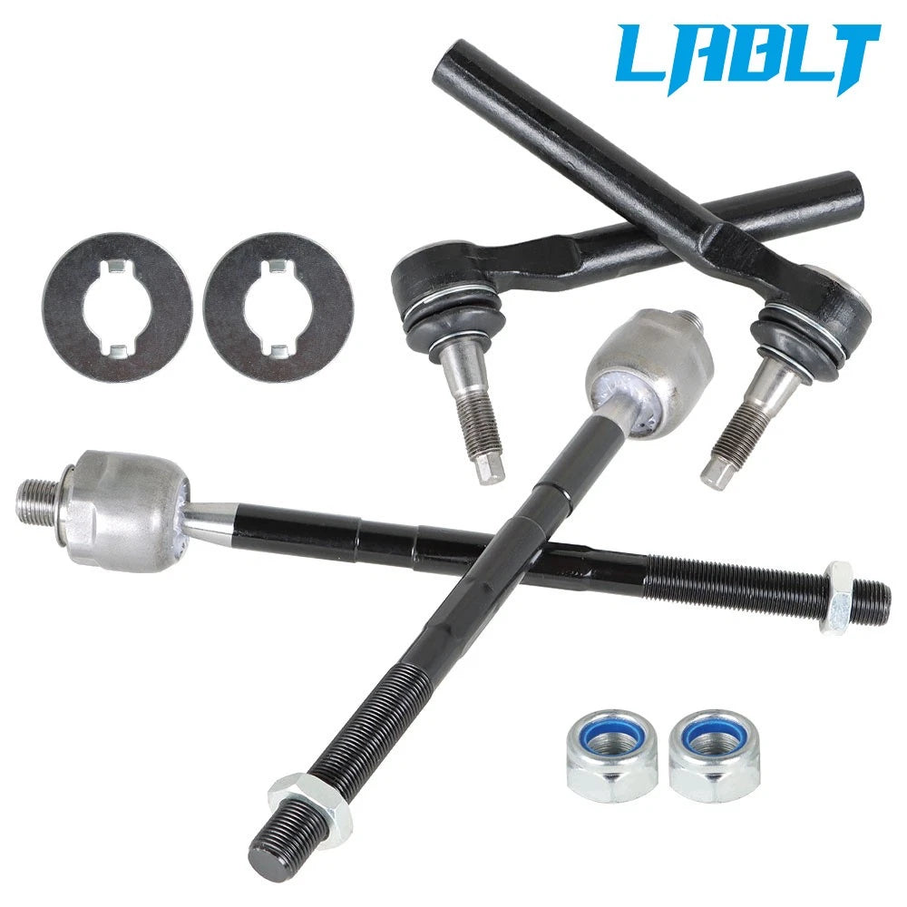 Set of 4 Front Inner Outer Tie Rod Ends for Hummer H3 (2006–2010)
