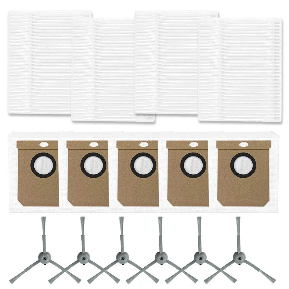 Side Brush Filter Dust Bag Kit for Clean L50 L60 (2018–2023)