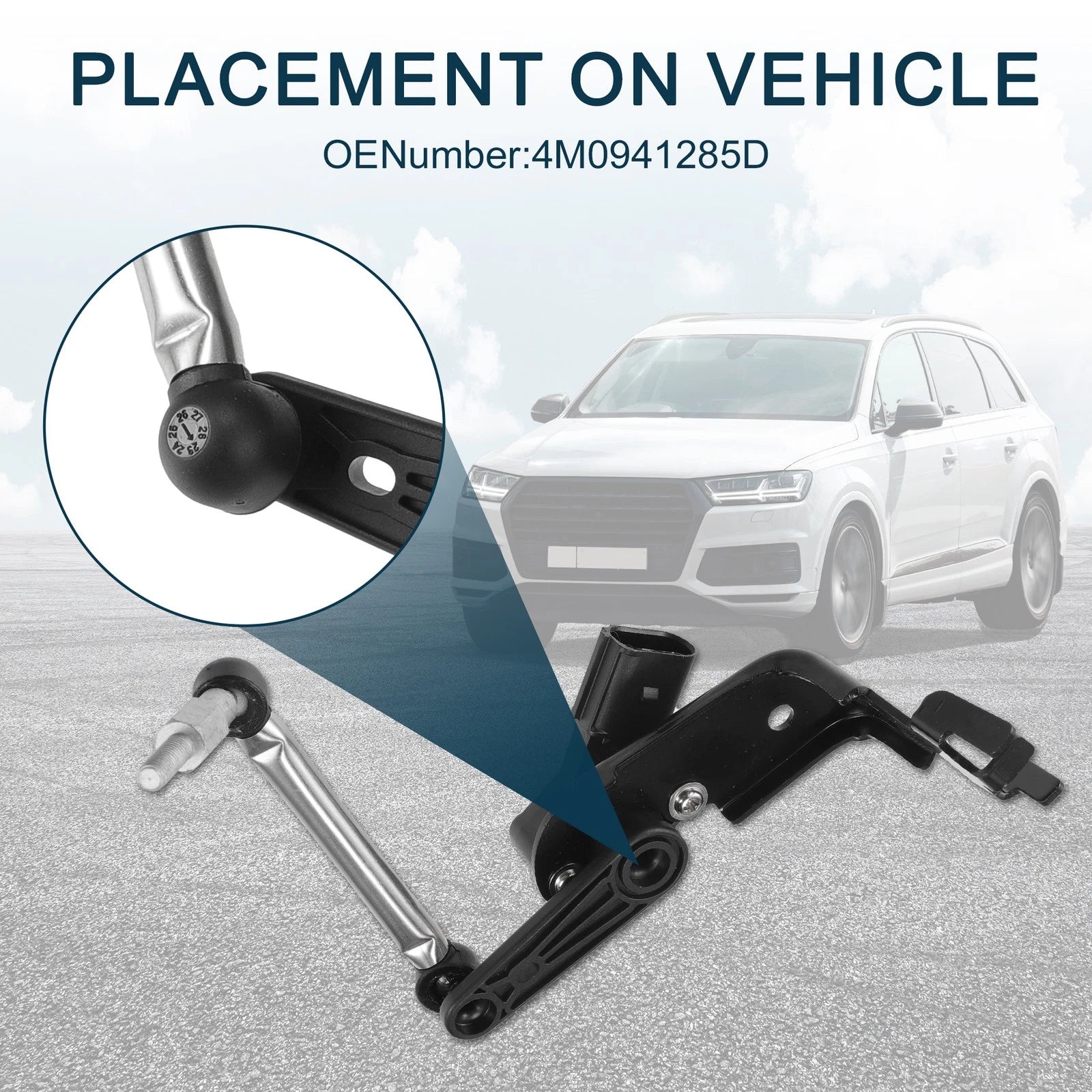 Ride Height Level Sensor for Audi E-tron Quattro Front (2019–2024)