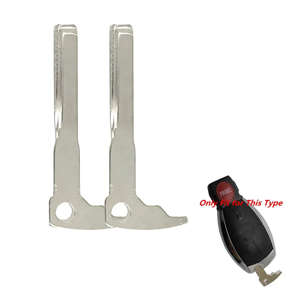 2Pcs Insert Key Blank for Mercedes Benz (KR55WK49031)