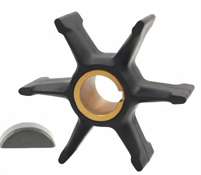 Water Pump Impeller with Key for Evinrude Johnson 55 HP Outboard (1970–1990) 18-3083