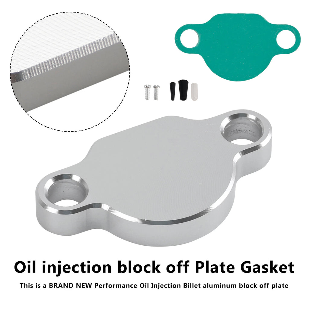 Oil Injection Block Off Plate Gasket for Yamaha Blaster YFS200 Banshee 350