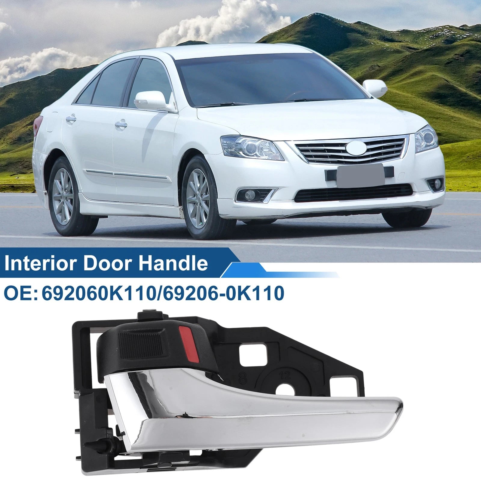 Front Passenger Side Interior Door Handle Replacement for Toyota Camry (2012–2017)