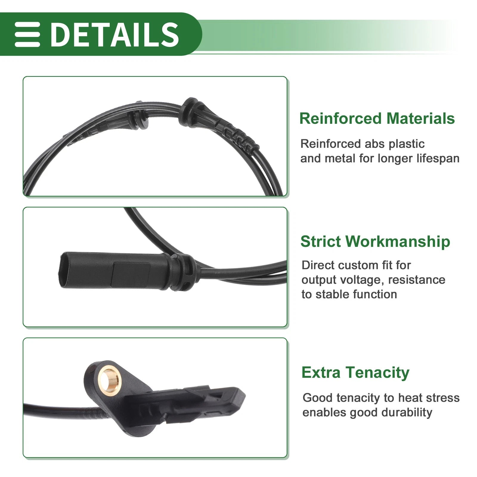 ABS Wheel Speed Sensor Replacement for BMW X3 G01 (2018–2024) Left Rear
