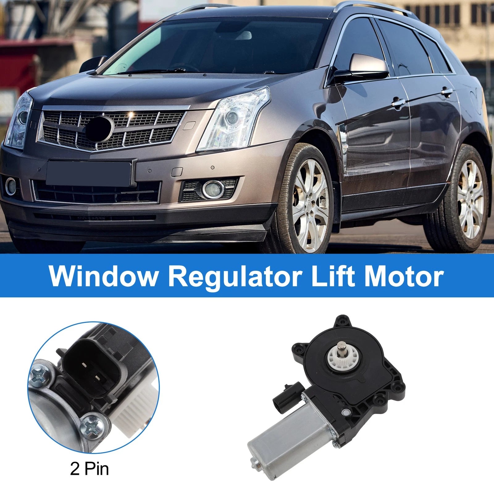 Power Window Regulator Lift Motor Replacement for Cadillac SRX (2013–2016)