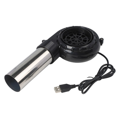 Handheld Adjustable Speed BBQ Blower for Outdoor Use (USB Powered)
