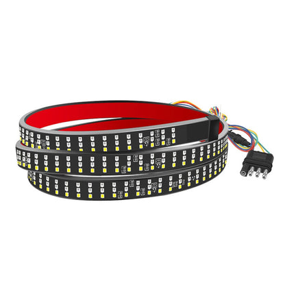 60" 3 Row 432LED Pickup Truck Strip Tailgate Light Bar Reverse Brake Signal Lamp