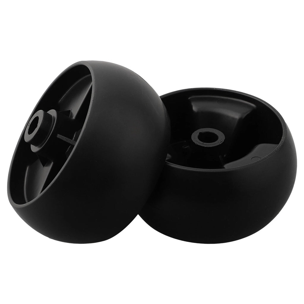 2X Deck Wheels for (5 Inch, Black)