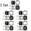 Set of 5 Carburetor Kits for Husqvarna 340 345 346 350 346XP RB-122