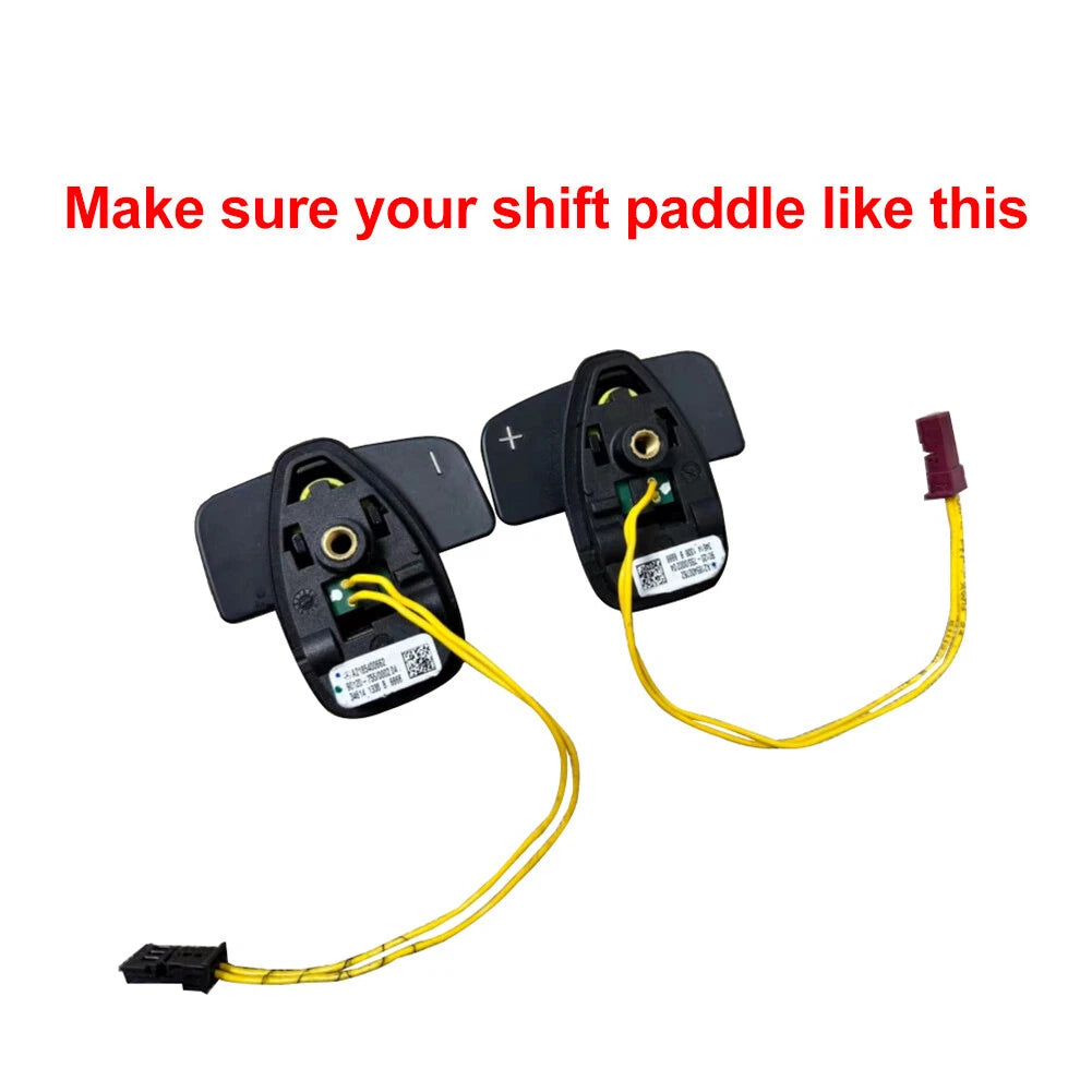Steering Wheel Shift Paddle Extensions for Mercedes Benz A B C CLA GLK SLK (2013–2020)
