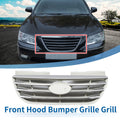 Front Upper Bumper Grille Grill for Hyundai Elantra (2008–2009) Chrome