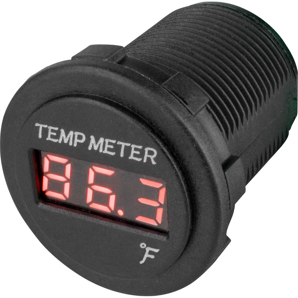 Round Red LED Temperature Meter for Sea-Dog (421618-1)