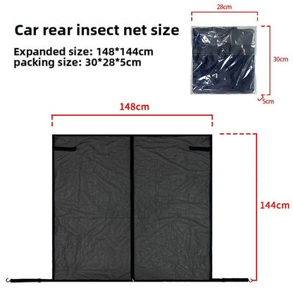 Magnetic Tailgate Screen for SUV Van (148 cm x 144 cm) Ventilation Mesh