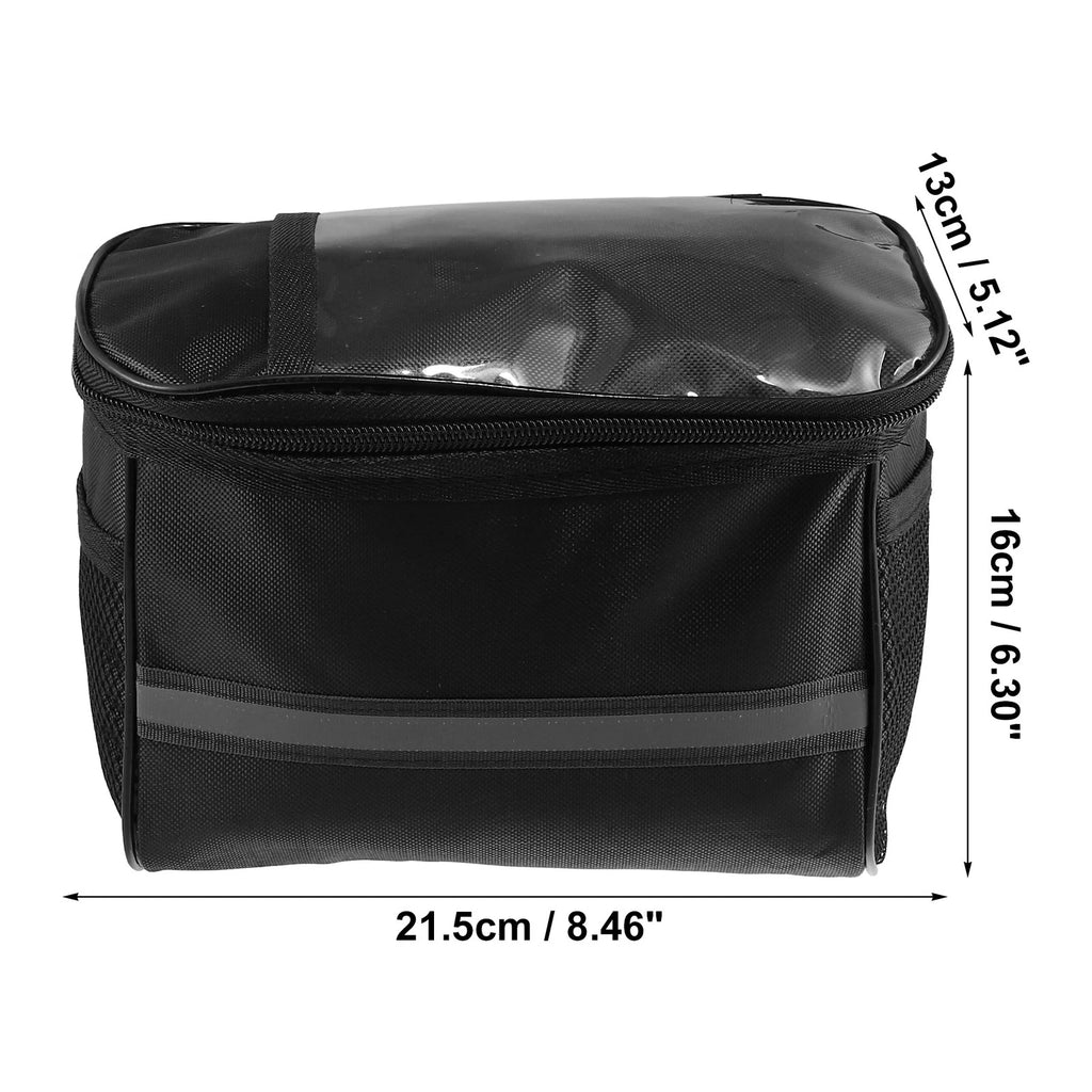 Bike Handlebar Bag with Touch Screen Phone Holder for Universal 2010–2025
