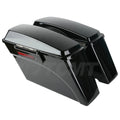 Complete Vivid Black Hard Saddlebag Softail Conversion Brackets for Harley (1986–2017)
