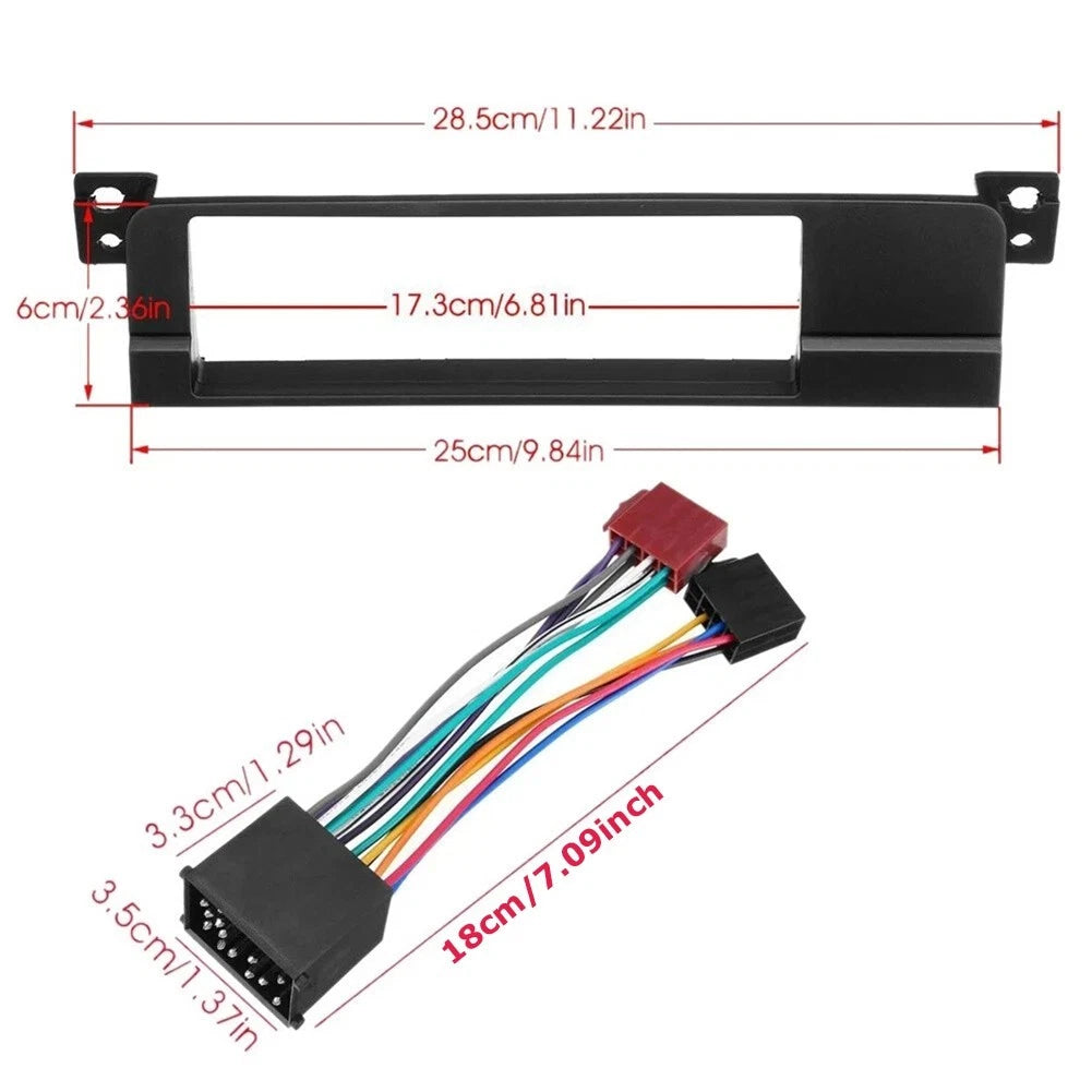1 Din Radio Panel for BMW 3 Series E46 (1998–2005)