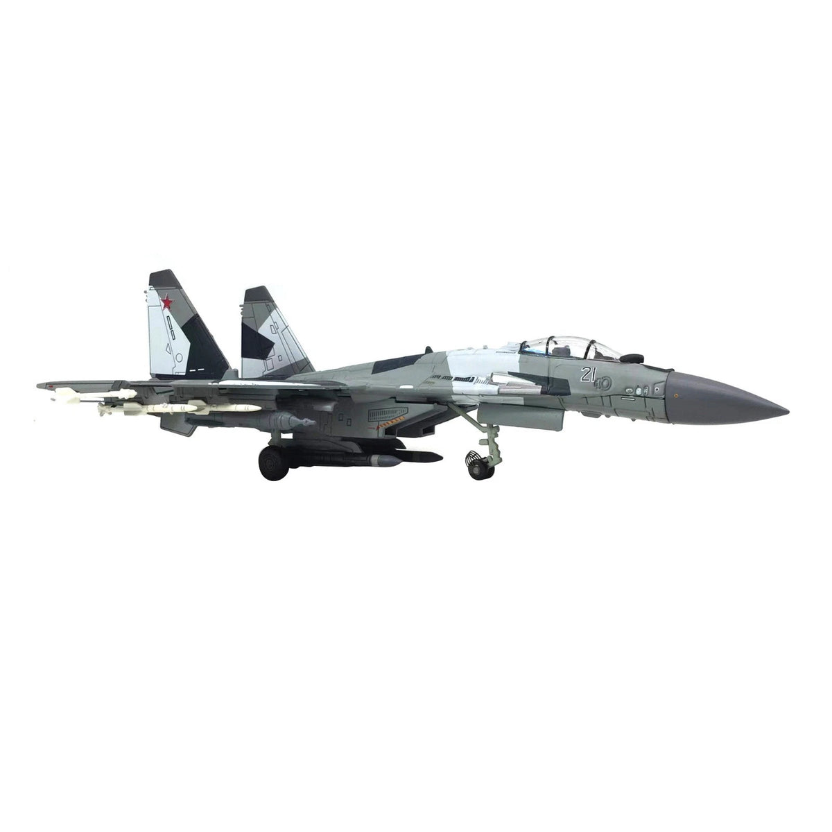 1/100 Alloy SU35 Fighter Model Airplane Static Display