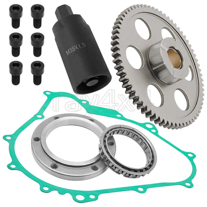 Starter Clutch Gear Bearing Gasket Flywheel Puller for Yamaha Kodiak 400 450 (2000–2006)