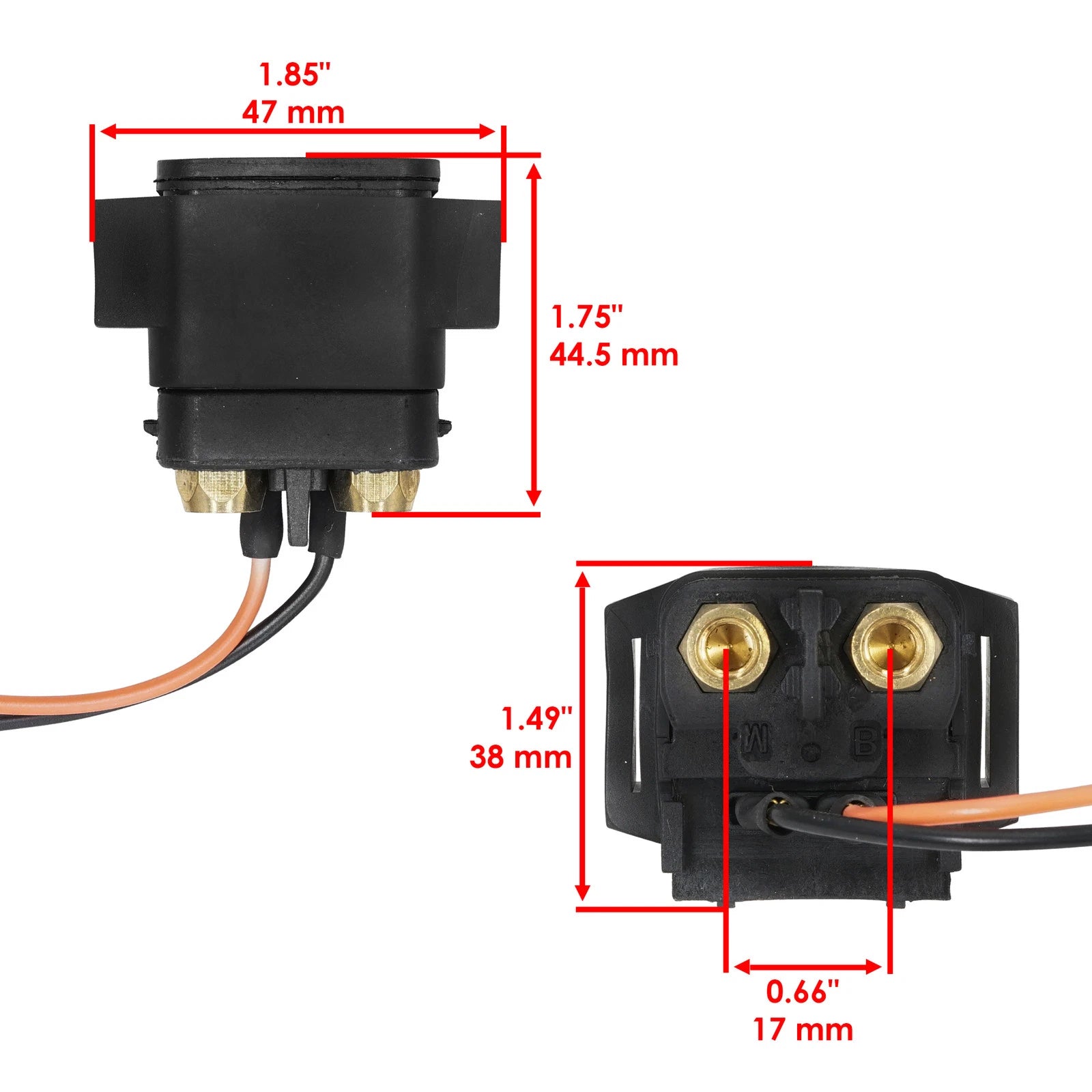 Starter & Relay Solenoid for Yamaha VX1100 Wave Runner (2015)