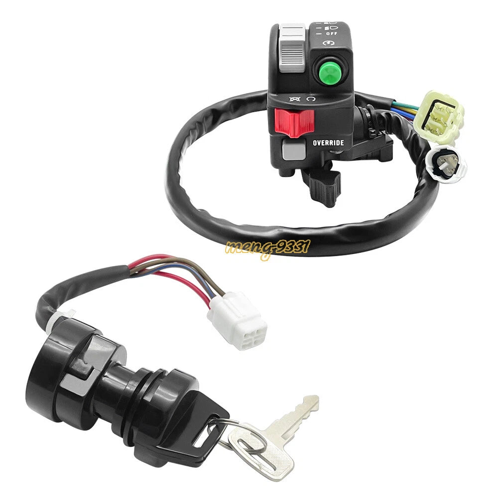 Start Stop Switch & Ignition Key Switch for Yamaha Grizzly Kodiak 450 (2007–2018)